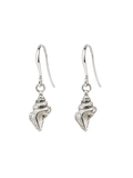 Spiral Conch Shell Drop Earrings