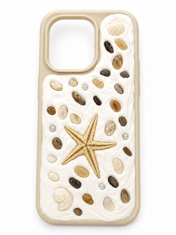 COASTAL HANDMADE SHELL IPHONE 17 AIR PHONE CASE