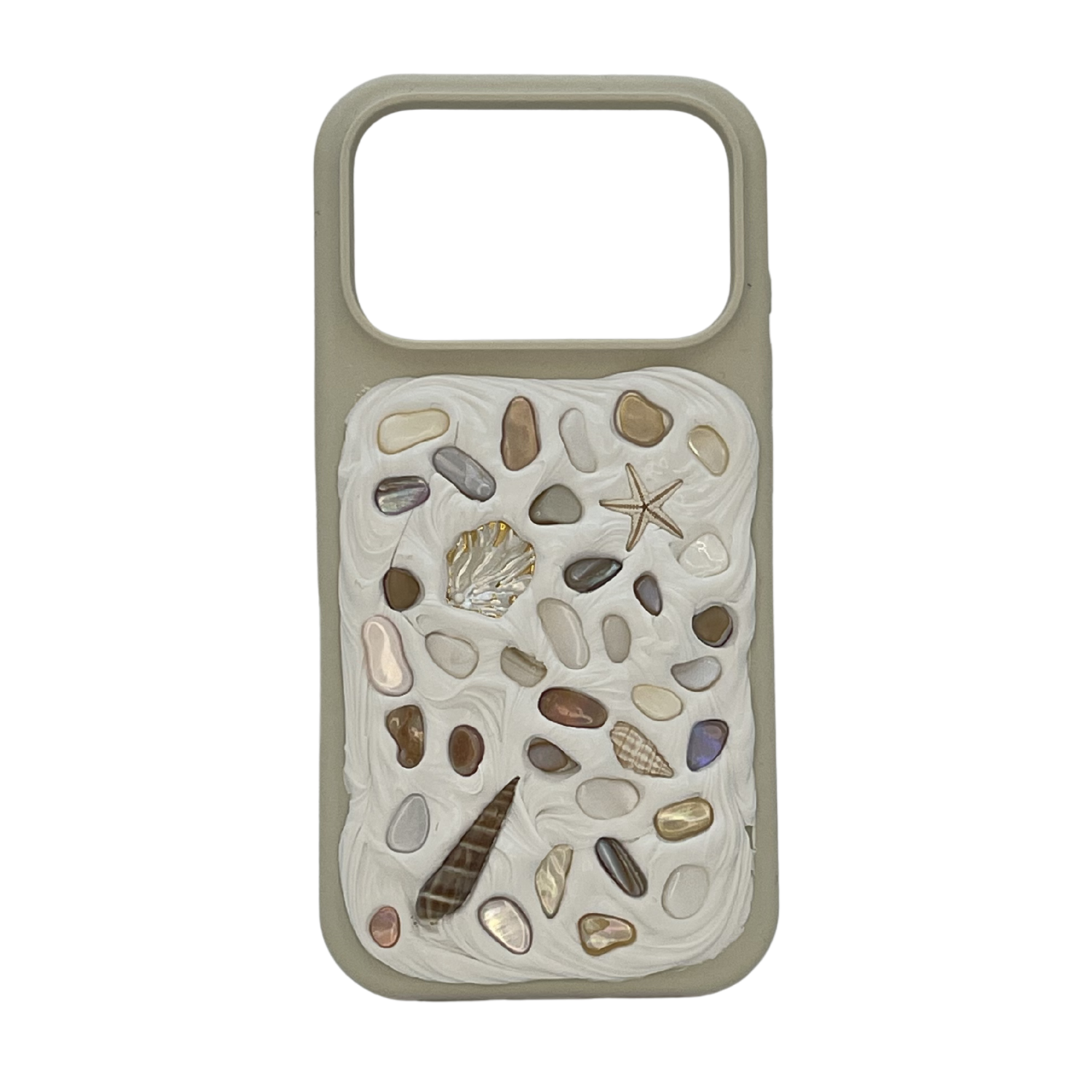 Coastal Handmade Shell iPhone 17 Pro Phone Case