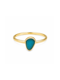 HANDMADE SEAGLASS SIGNET RING