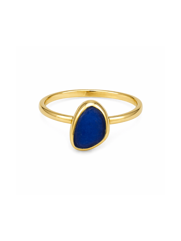 HANDMADE SEAGLASS SIGNET RING