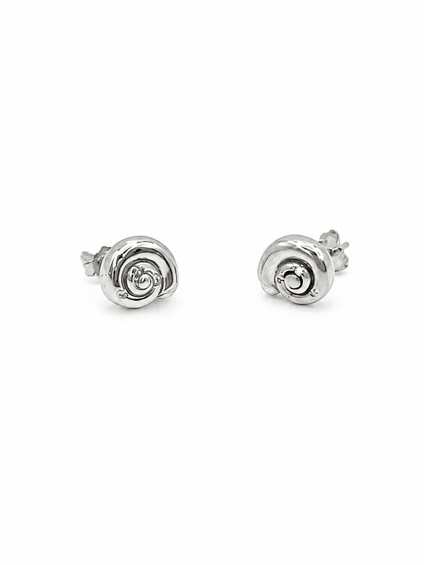 SEA SPIRAL STUD EARRING