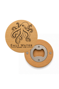 Octopus Engraved Magnetic Wooden Bottle Opener