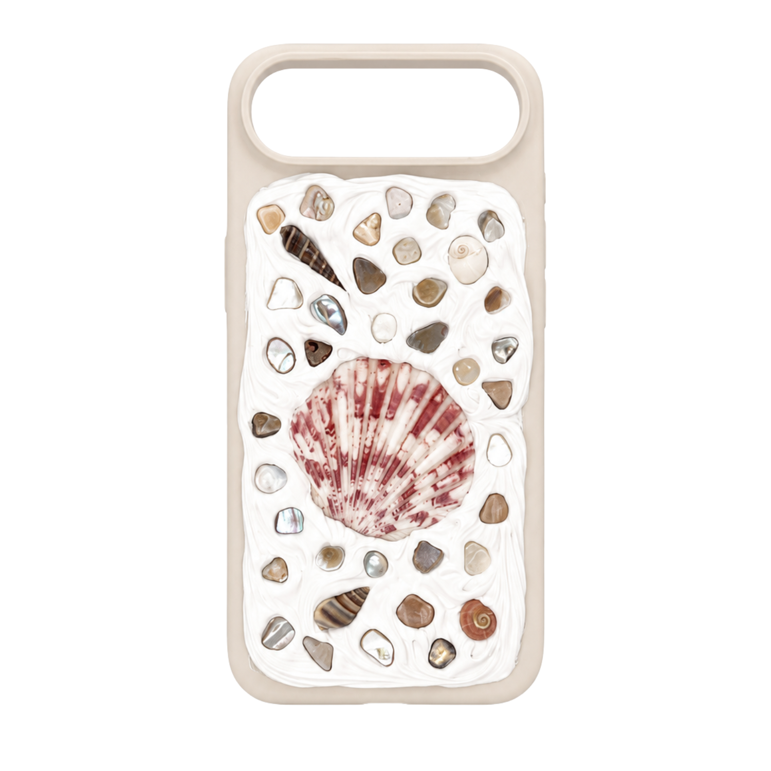 Coastal Handmade Shell iPhone 17 Air Phone Case