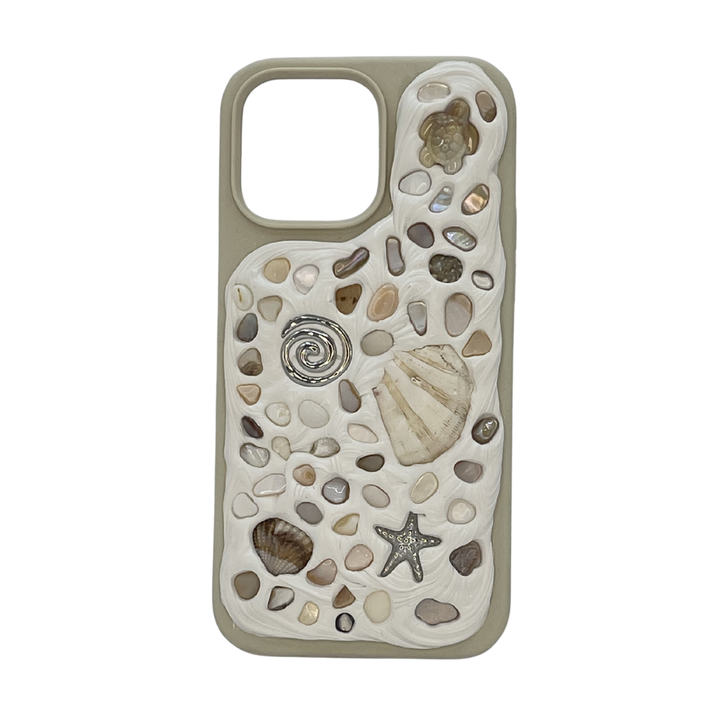 Coastal Handmade Shell iPhone 13 Pro Max Phone Case