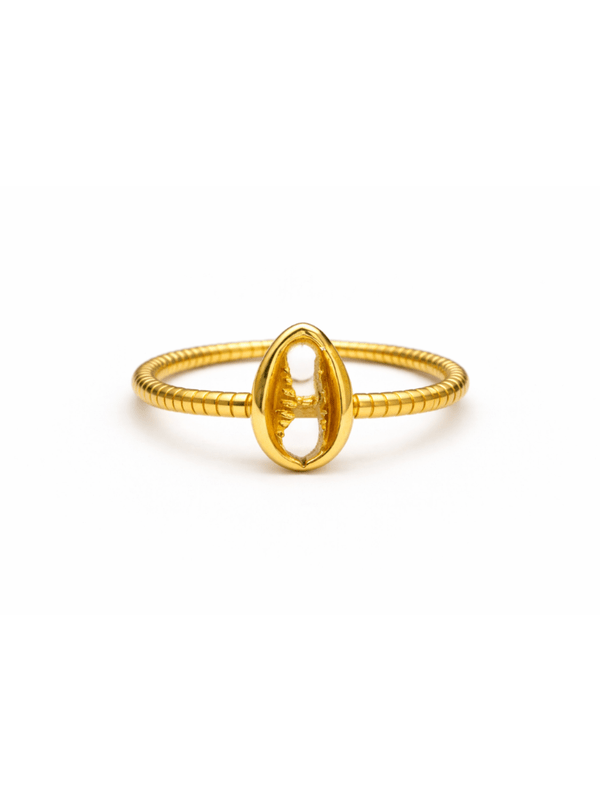 COWRIE SIGNET RING