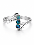 THREE TIDES ABALONE RING