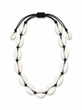 COWRIE SHELL NECKLACE BEEDED