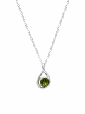 SOL GLOW PALE VERDE NECKLACE