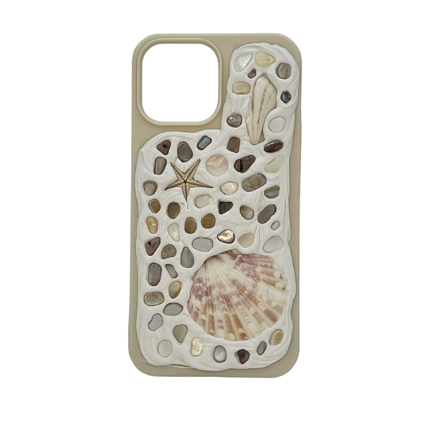 Coastal Handmade Shell iPhone 13 Pro Max Phone Case