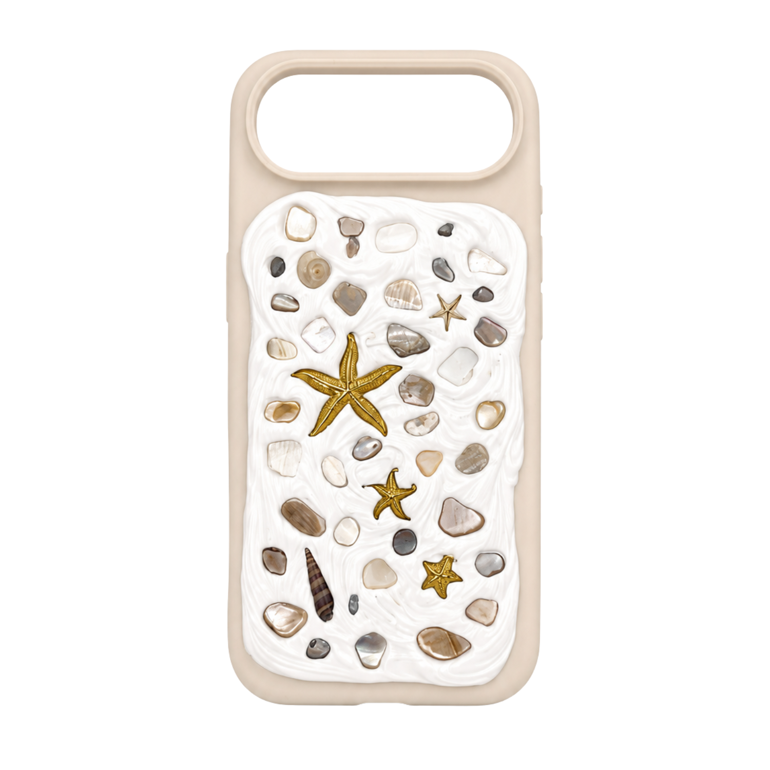 Coastal Handmade Shell iPhone 17 Air Phone Case