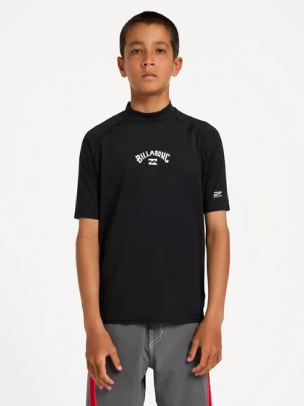 Billabong Boys 8-16 All Day Arch UPF 50 Rashguard blk