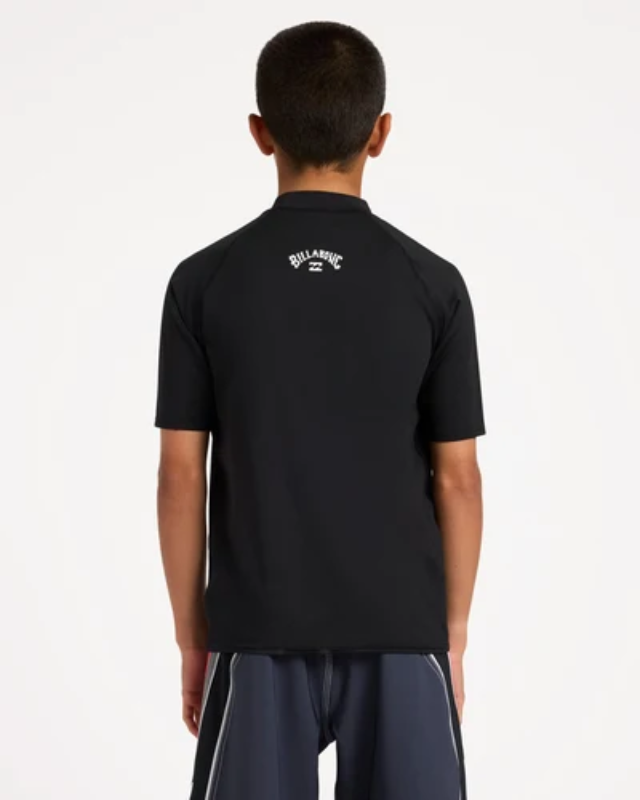Billabong Boys 8-16 All Day Arch UPF 50 Rashguard blk