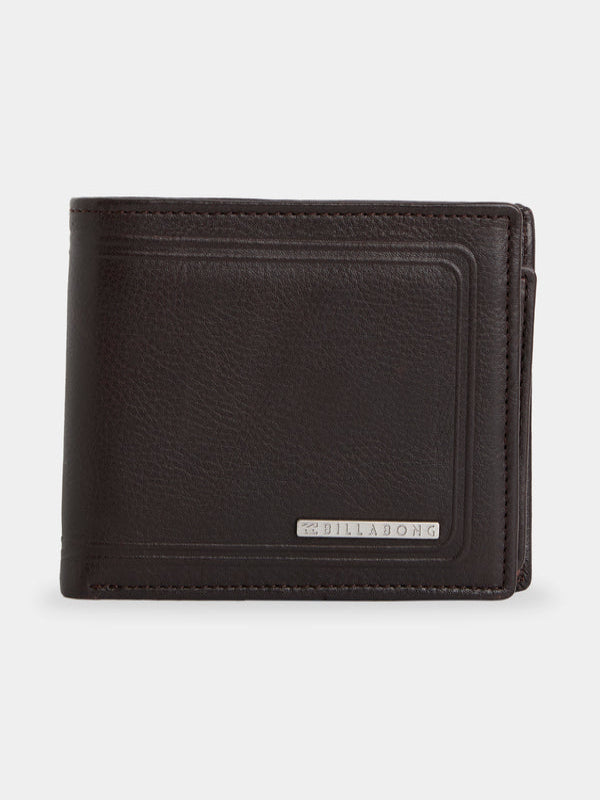 Billabong Mens Scope 2 In 1 Leather Wallet