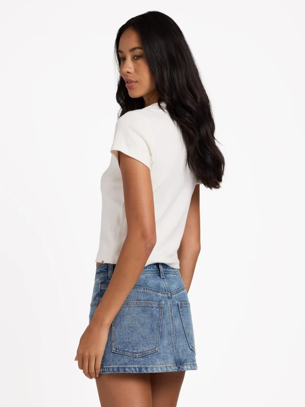 Billabong Womens Dreamer Denim Skirt
