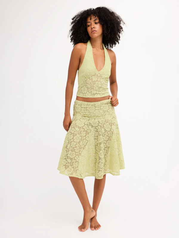 Billabong womens Paisley Lace Halter Top
