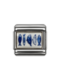 Blue Shoal Italian Bracelet Charm