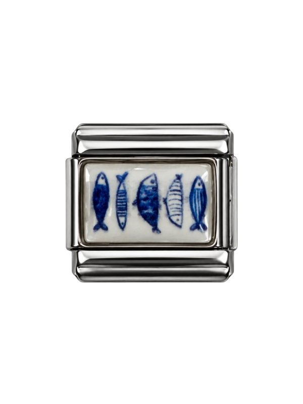 Blue Shoal Italian Bracelet Charm