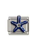 Blue Starfish Italian Bracelet Charm