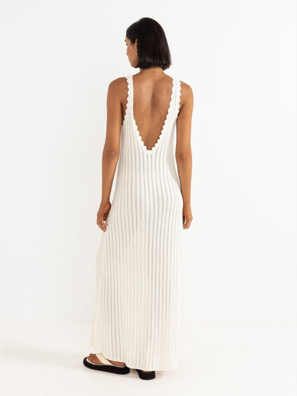 RHYTHM SCALLOP KNIT MAXI DRESS