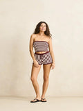 RHYTHM DAYBREAK STRIPE BANDEAU KNIT TOP