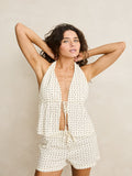 RHYTHM POLKA HALTER TOP