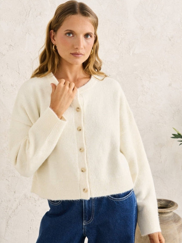 RHYTHM ESTELLE FLUFFY CARDIGAN