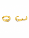 CLEARWATER HUGGIE EARRINGS