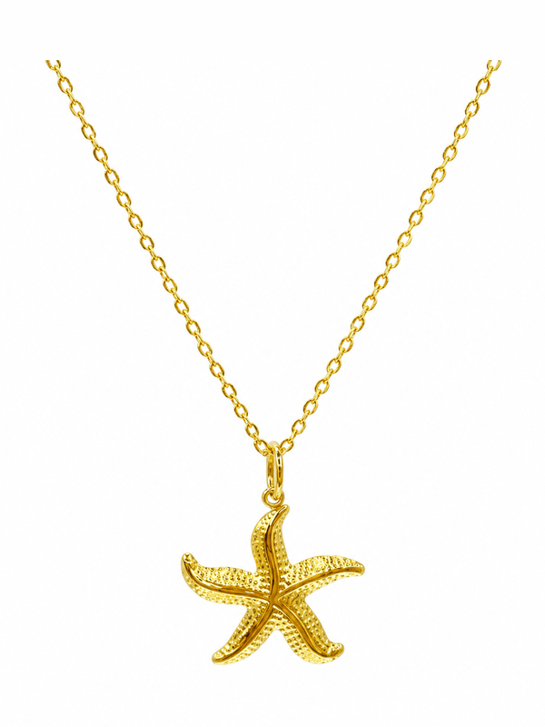 GILDED SEA STAR NECKLACE
