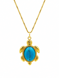BLUE REEF TURTLE NECKLACE