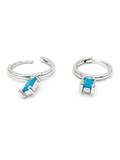 AZURE CURRENT HOOP EARRINGS