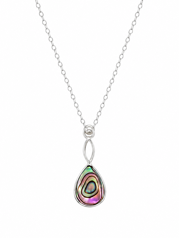 ABALONE MUSE SILVER NECKLACE