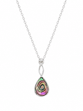 ABALONE MUSE SILVER NECKLACE
