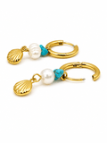 OCEAN KEEPSAKE HOOP EARRINGS