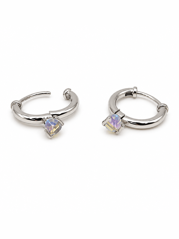 OCEAN GLOW HOOP EARRINGS