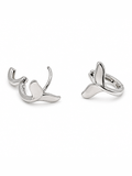 MARINER DOLPHIN TAIL HOOP EARRINGS