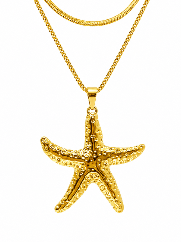 EBB & SHINE STAR GOLD NECKLACE