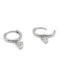 COASTLINE CLEAR HOOP EARRINGS