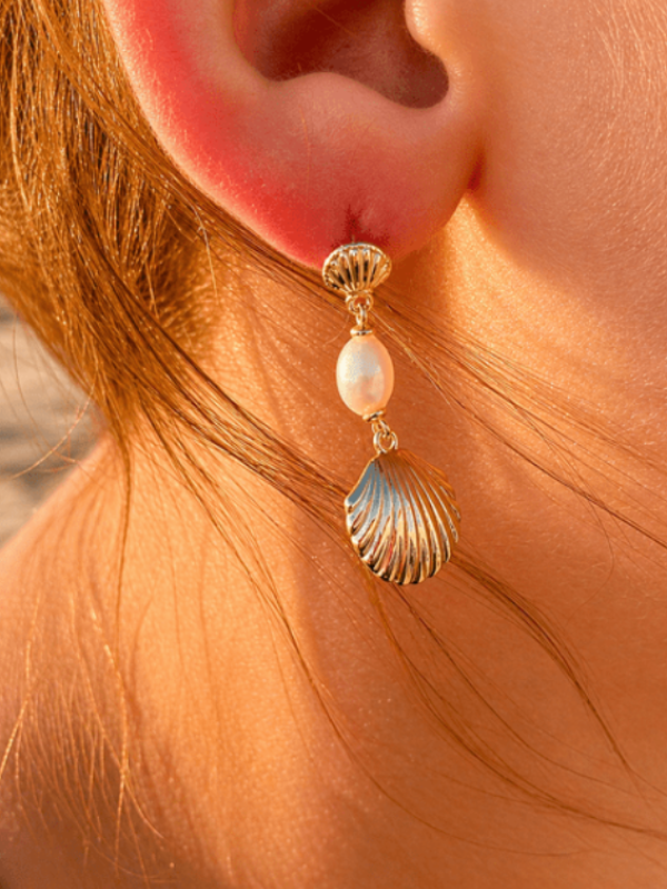 COASTAL HEIRLOOM DROP STUD EARRINGS