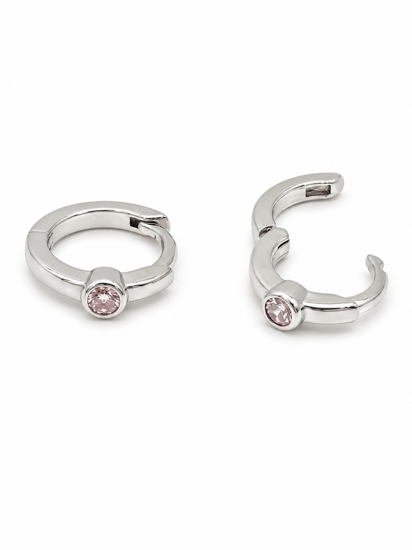 CLEARWATER HUGGIE EARRINGS