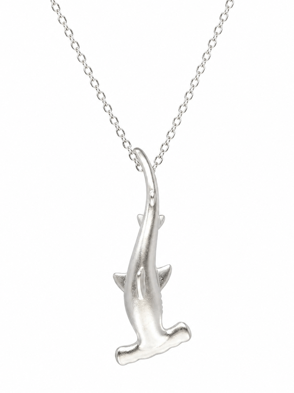 HAMMERHEAD SWELL SILVER NECKLACE