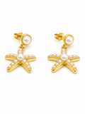 HALO GLOW STARFISH STUD EARRINGS