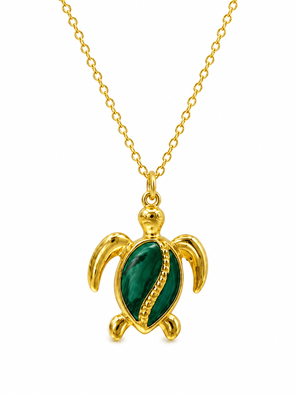 GREEN REEF TURTLE NECKLACE