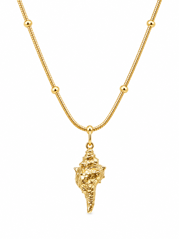 GOLDEN CONCH NECKLACE
