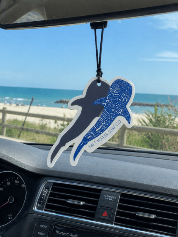 SALT WATER SURF CO – CAR FRESHENER WHALE SHARK (BLUE)