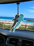 SALT WATER SURF CO – CAR FRESHENER WHALE SHARK (GREEN)