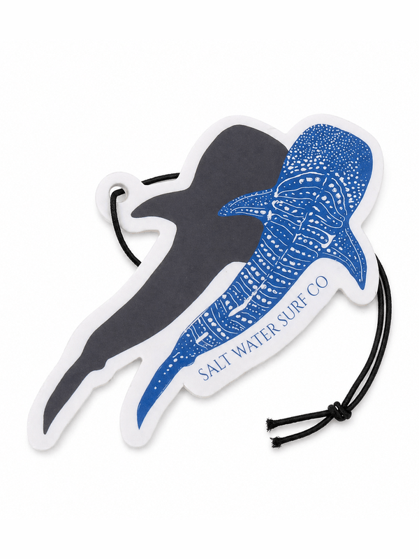 SALT WATER SURF CO – CAR FRESHENER WHALE SHARK (BLUE)
