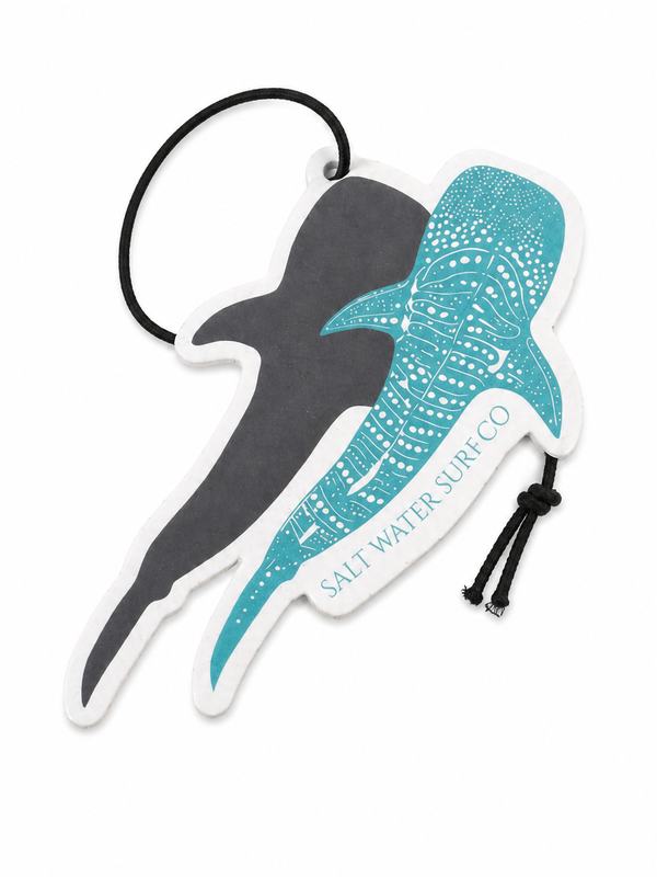 SALT WATER SURF CO – CAR FRESHENER WHALE SHARK (GREEN)