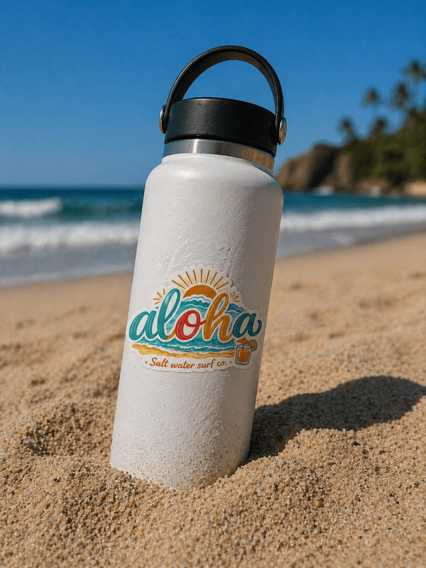 SALT WATER SURF CO – VINYL STICKERS ALOHA