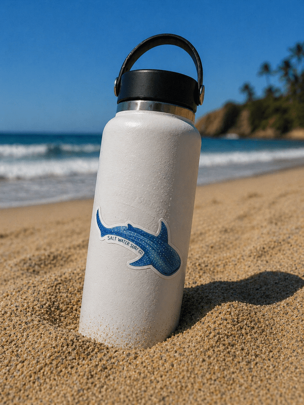 SALT WATER SURF CO – VINYL STICKERS WHALE SHARK